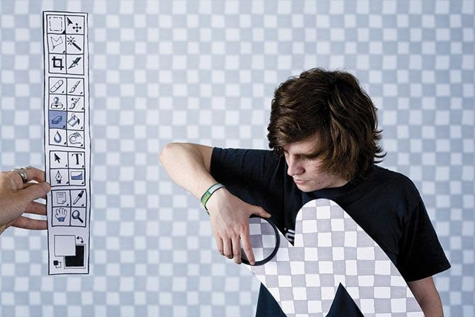 Художник, умеющего творить в Фотошопе