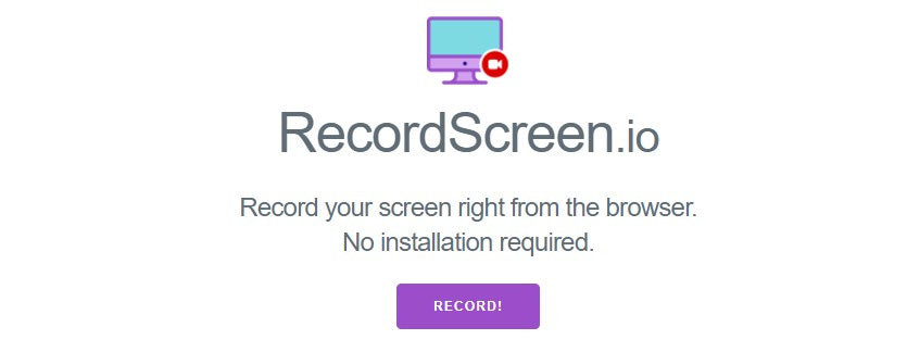 открыть сервис RecordScreen.io