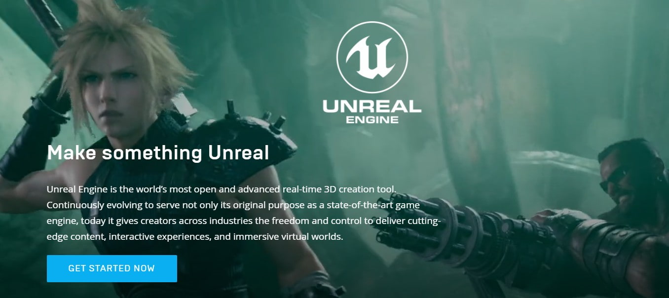 открыть сервис Unreal Engine