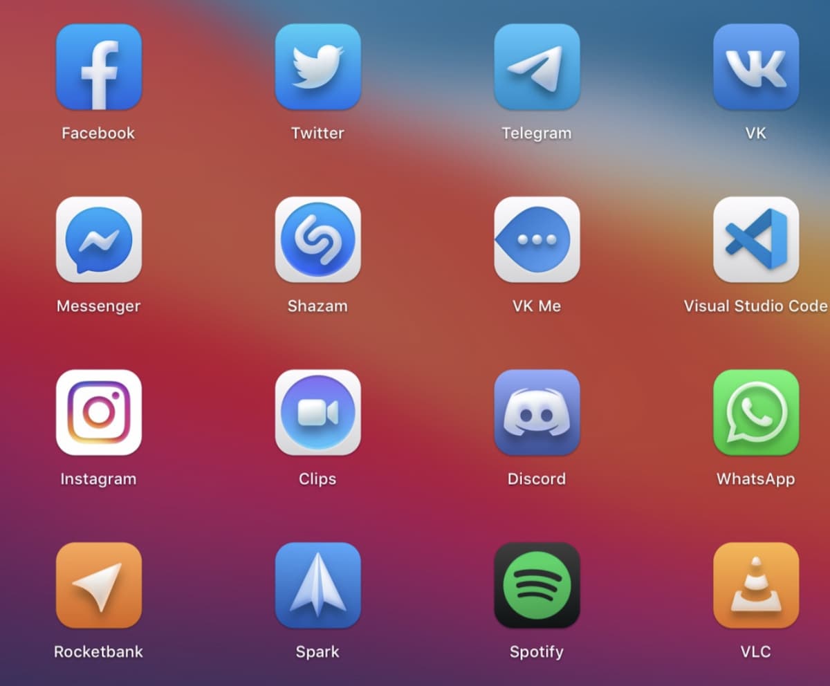В новой macOS Big Sur можно заметить объёмные иконки