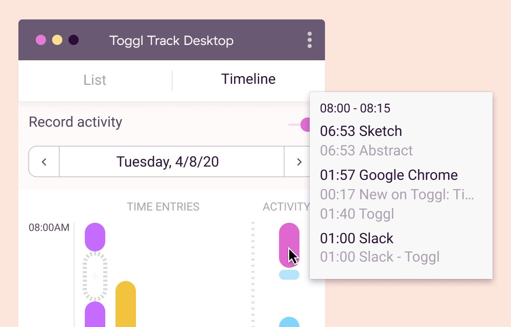 Toggl — тайм-менеджмент