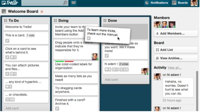 Trello — тайм-менеджмент