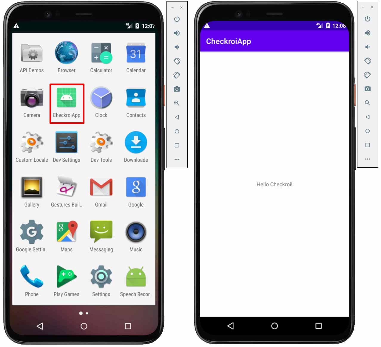 Эмулятор полностью воссоздаёт интерфейс и процессы android-смартфона