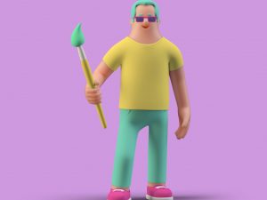 Профессия «3d artist» от Contented Профессия «3d artist» от Contented