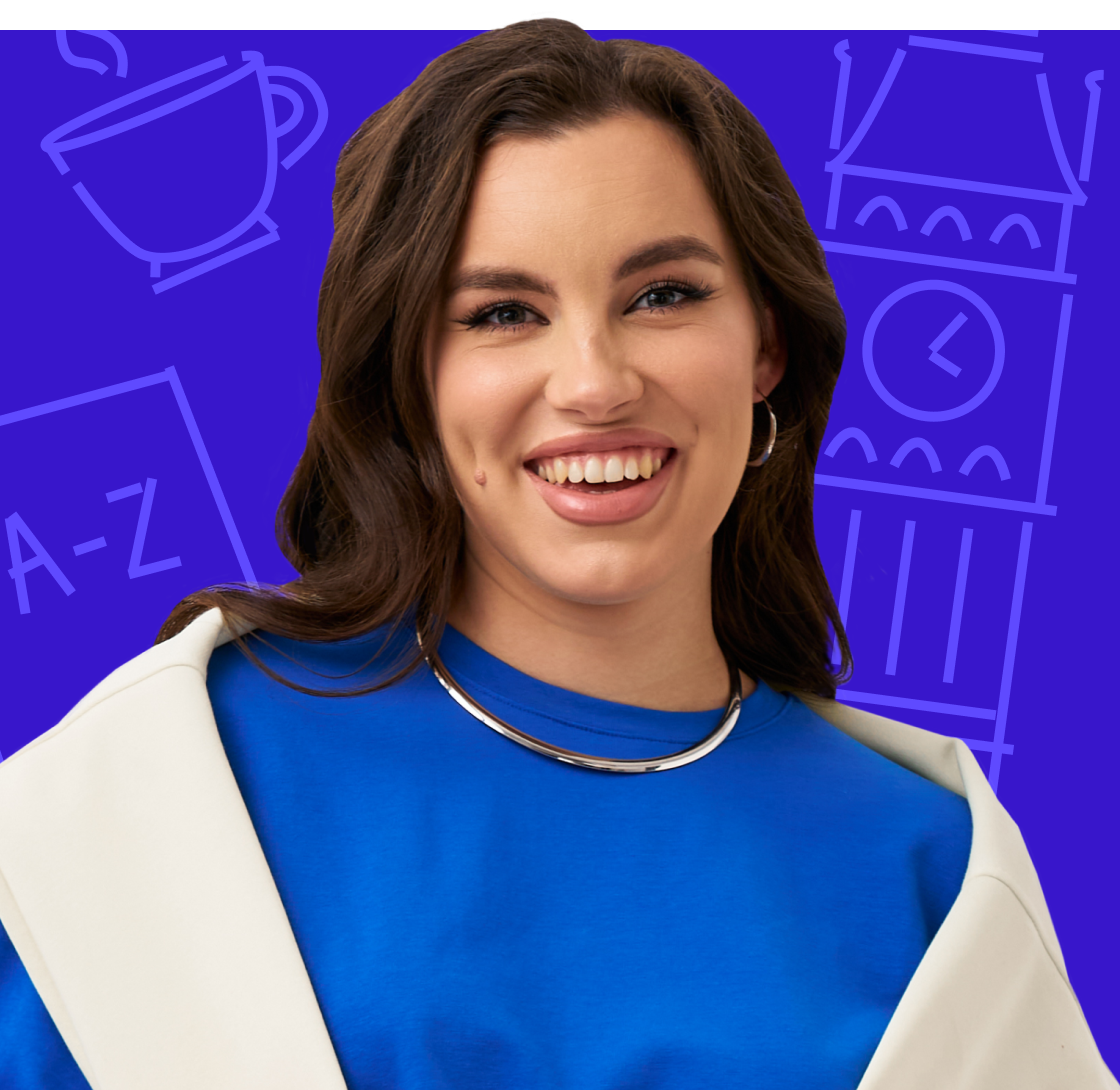 Настя Калиганова, Преподаватель английского языка