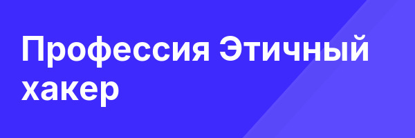 Профессия Этичный хакер