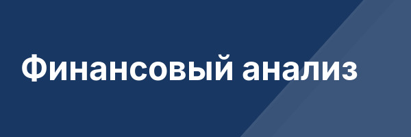 Финансовый анализ