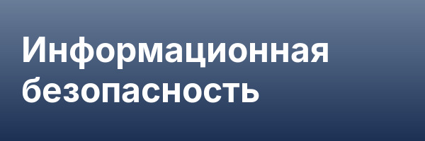 Информационная безопасность
