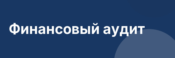 Финансовый аудит