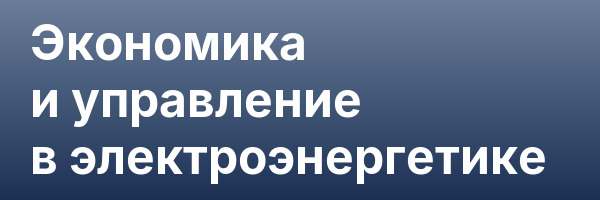 Экономика и управление в электроэнергетике
