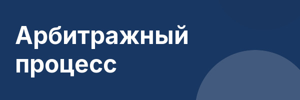 Арбитражный процесс