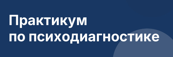 Практикум по психодиагностике