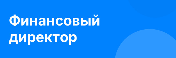 Финансовый директор