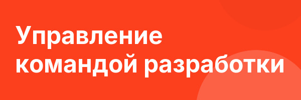 Управление командой разработки