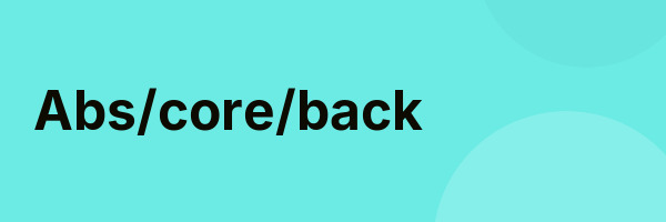 Abs/core/back