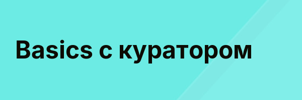 Basics с куратором