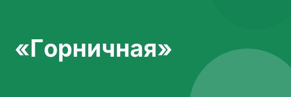 «Горничная»