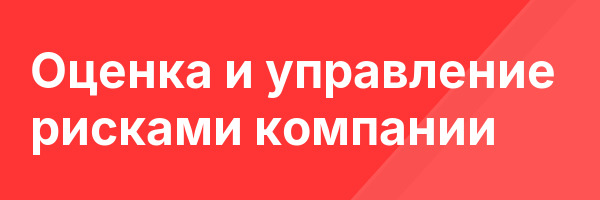 Оценка и управление рисками компании