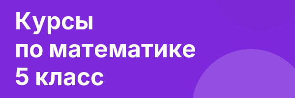 Курсы по математике 5 класс