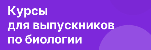 Курсы для выпускников по биологии