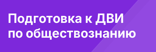 Подготовка к ДВИ по обществознанию