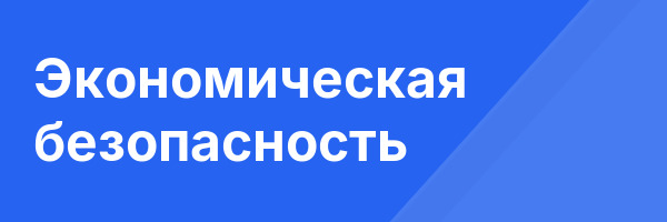 Экономическая безопасность