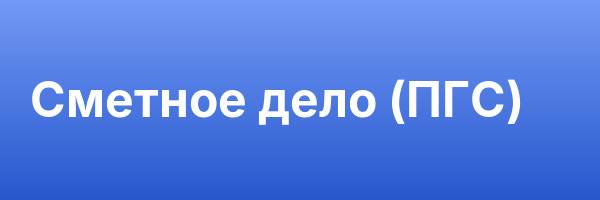 Сметное дело (ПГС)