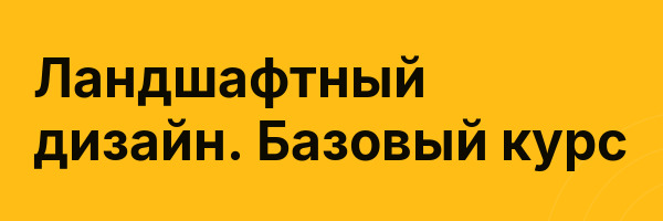 Ландшафтный дизайн. Базовый курс