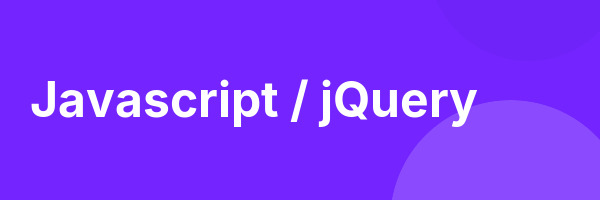 Javascript / jQuery