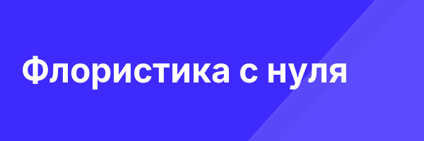Флористика с нуля
