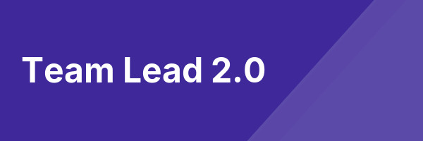 Team Lead 2.0