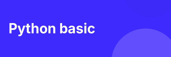 Python basic