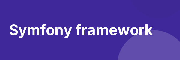 Symfony framework
