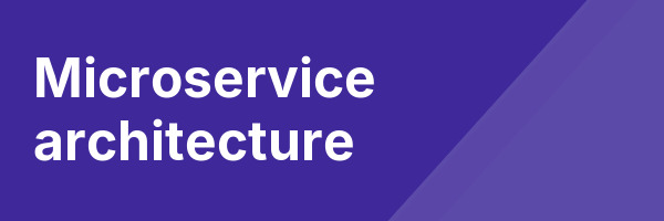 Microservice architecture