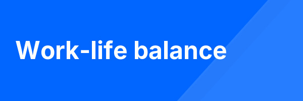Work-life balance