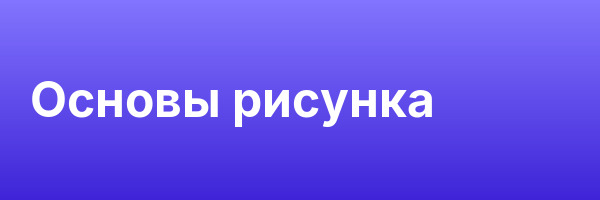 Основы рисунка