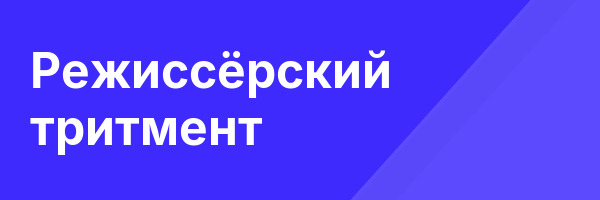 Режиссёрский тритмент