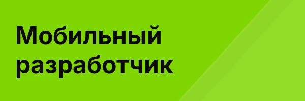 Мобильный разработчик