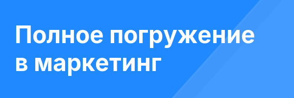 Полное погружение в маркетинг