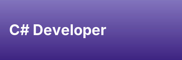 C# Developer