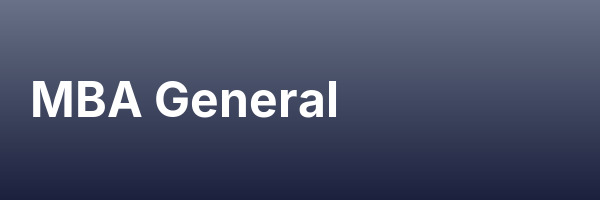 MBA General