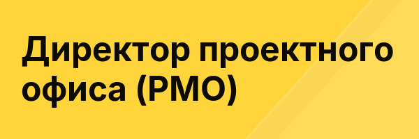 Директор проектного офиса (PMO)