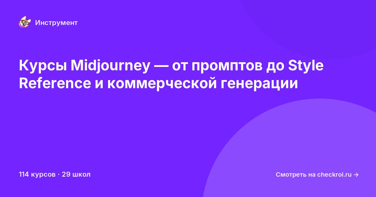 Курсы по Midjourney